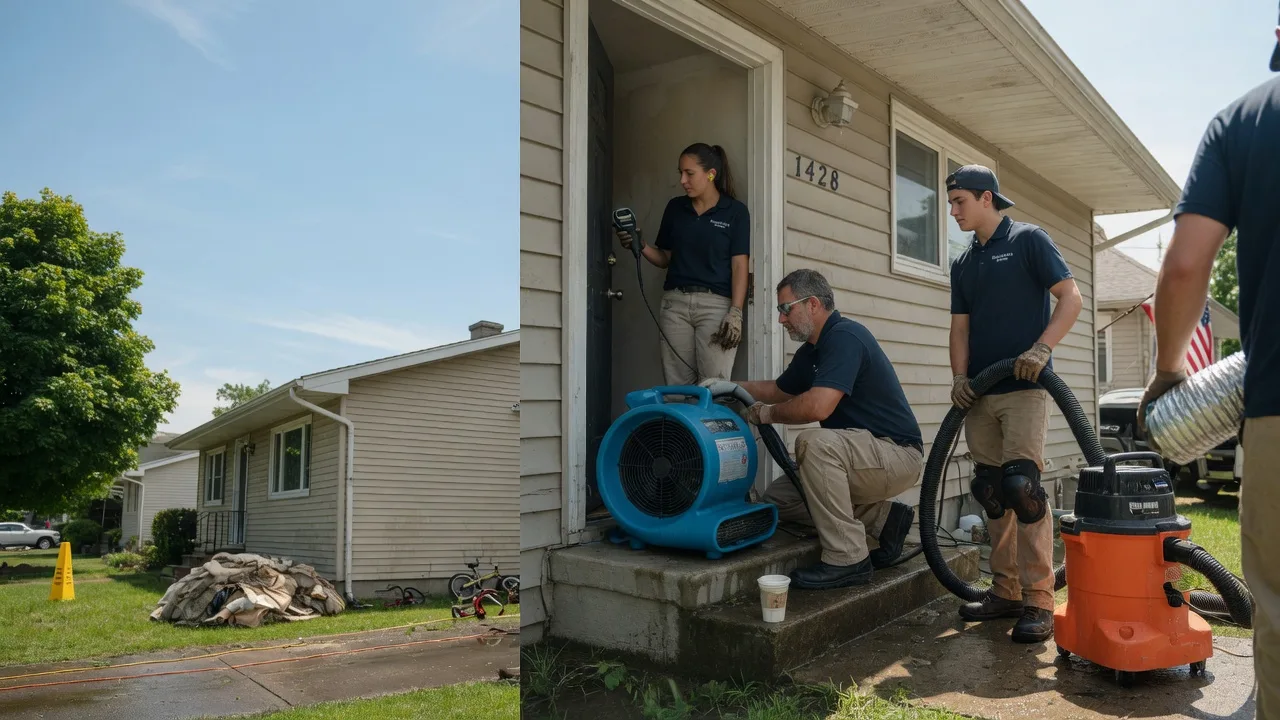 Water Damage Restoration in New Memphis, IL near me